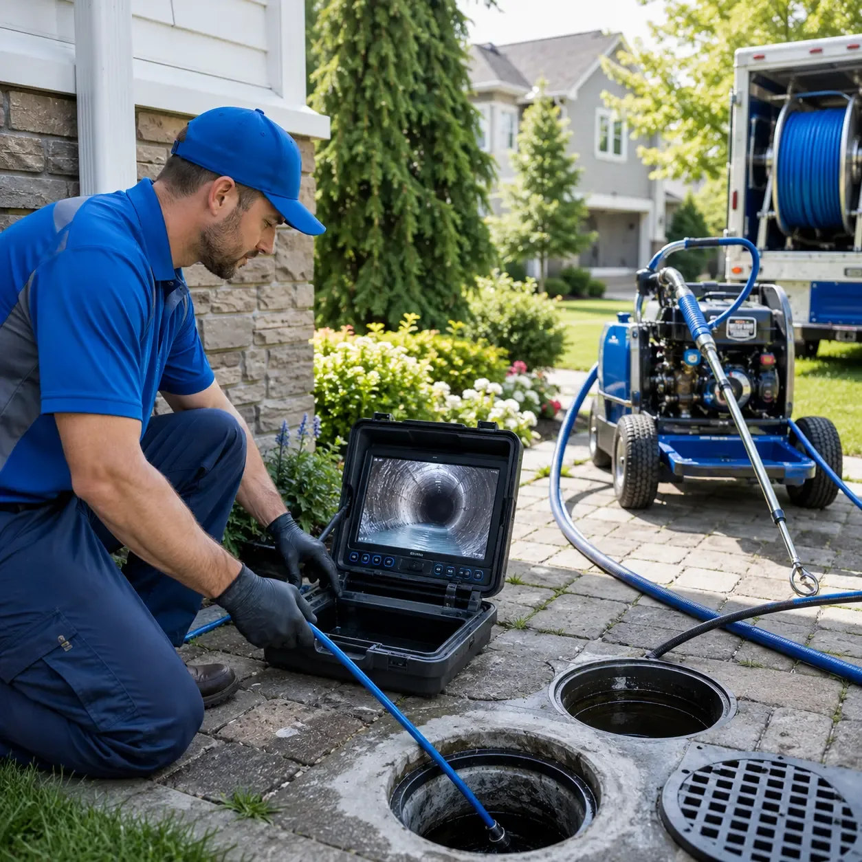 Outdoor drain cleaning professionals serving Conshohocken, PA